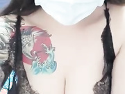 丰满纹身巨乳大屁股女主播 漏奶漏逼自摸道具摩擦 很是诱惑喜欢不要错过